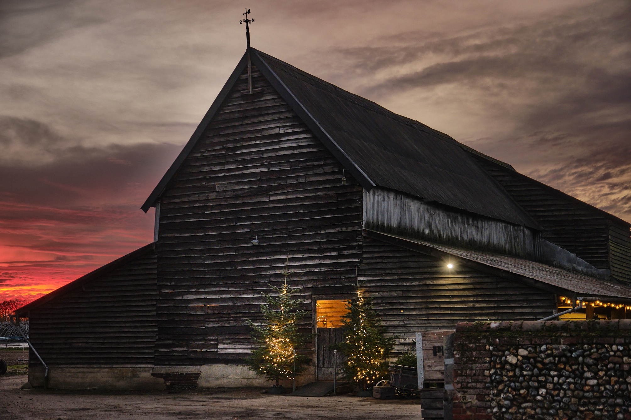 Church Farm Christmas Barn