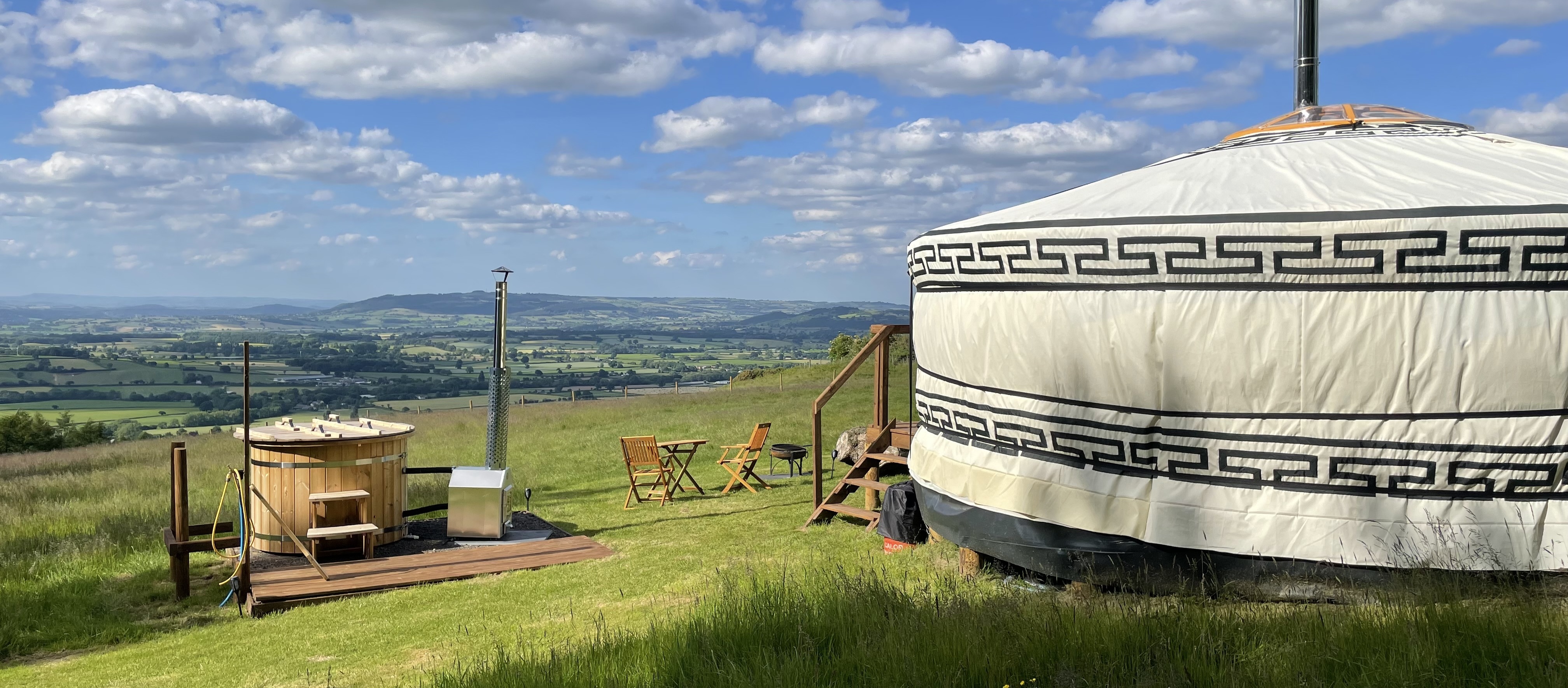 Yonderway Yurts , Pentrenant, Montgomery, Powys, SY15 6TG