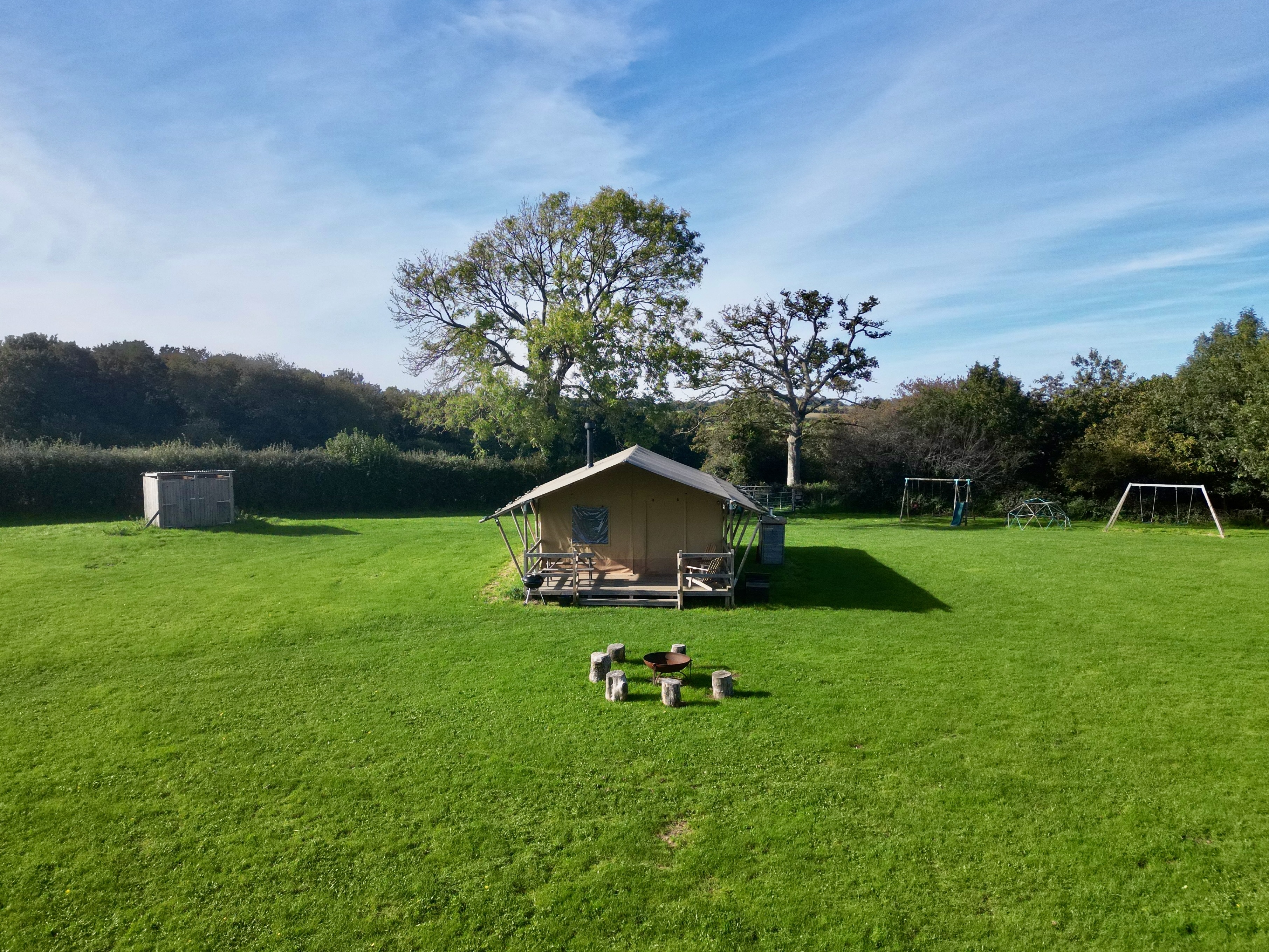 Glamping Safari Tents at Gambledown Farm