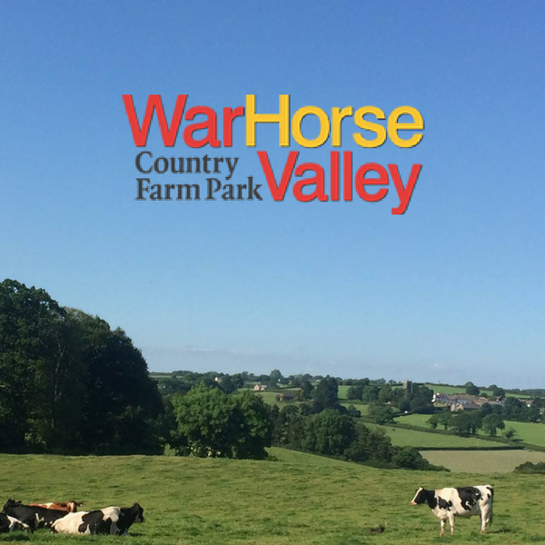 Entry to War Horse Valley Farm Park in the heart of Devon!