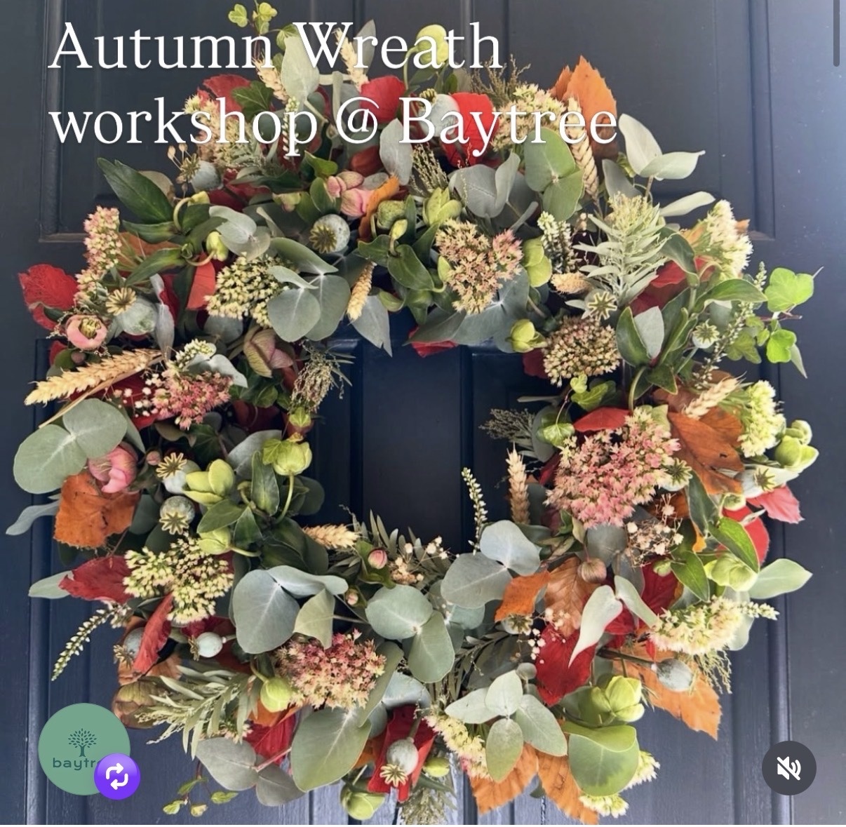 Autumn wreath making classes