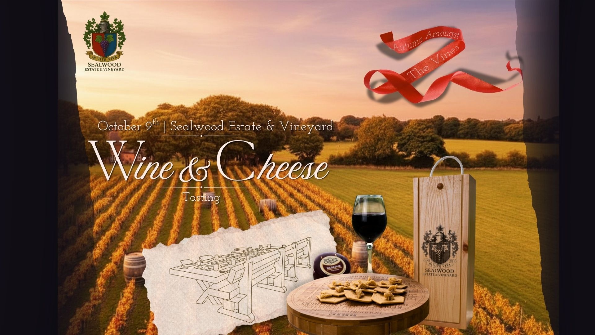 Wine tasting: Autumn Among The Vines – A Season Defining Evening