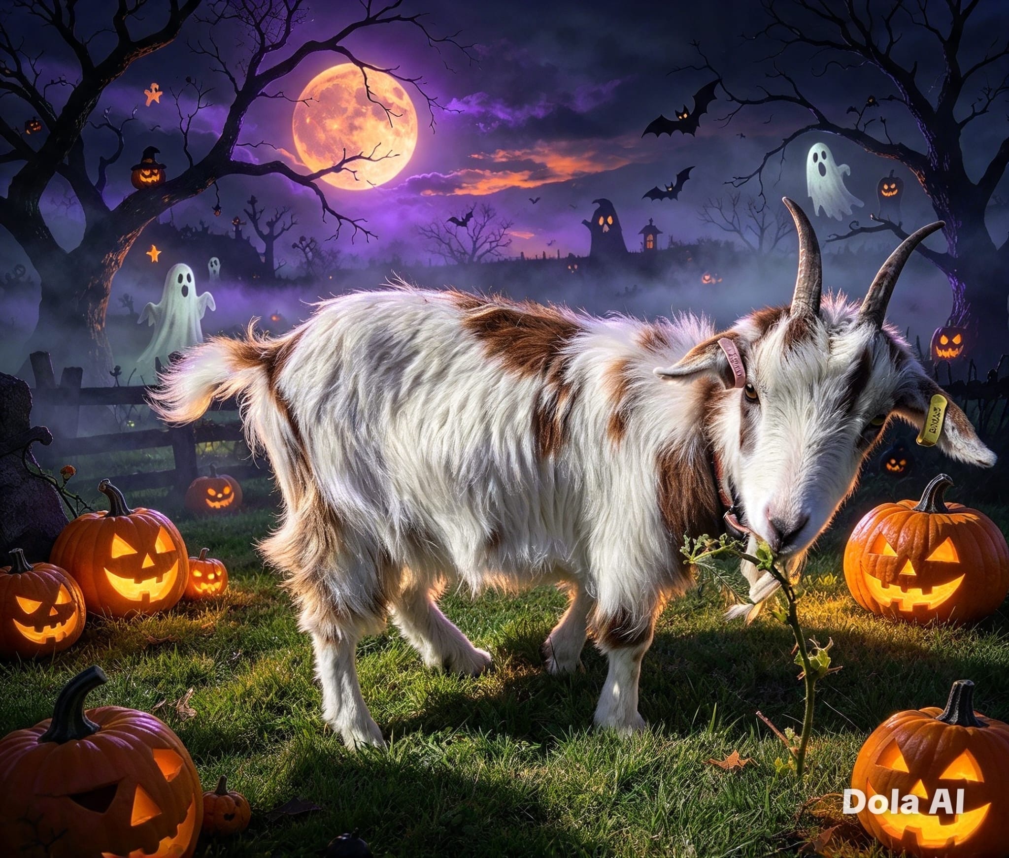 Halloween Walking with Goats (over 8yrs) min group charge of £56