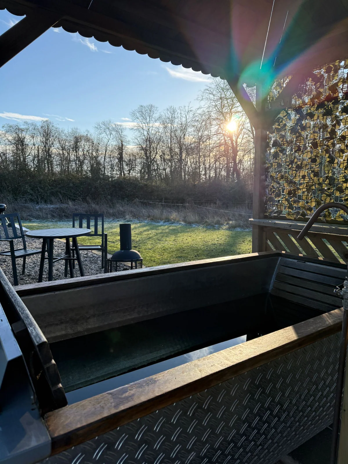 The Horsebox ~ Wood fired tub