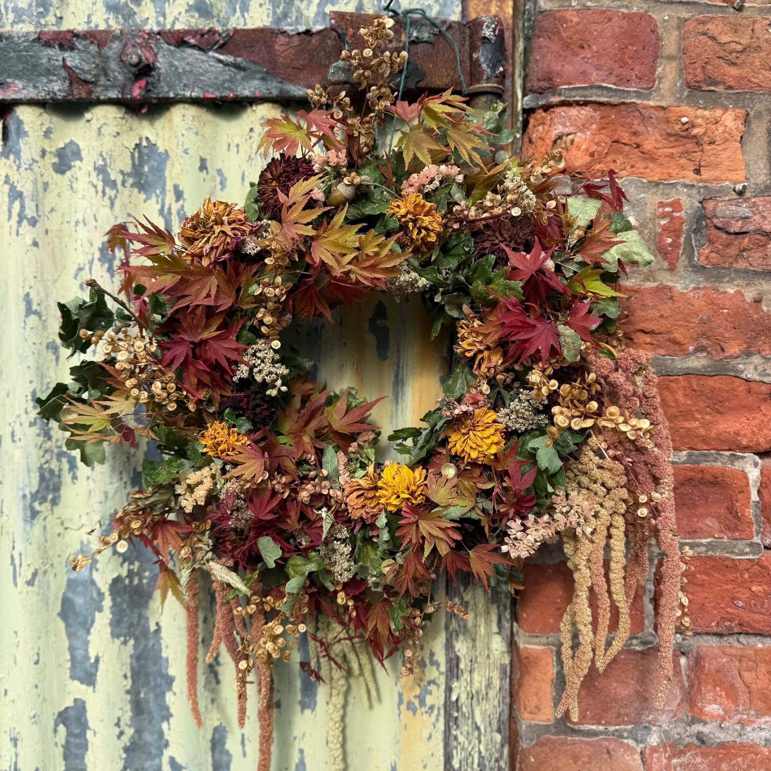Everlasting Autumn Wreath workshop